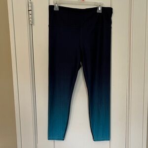 Athleta Blue Ombre Elation 7/8 Tight